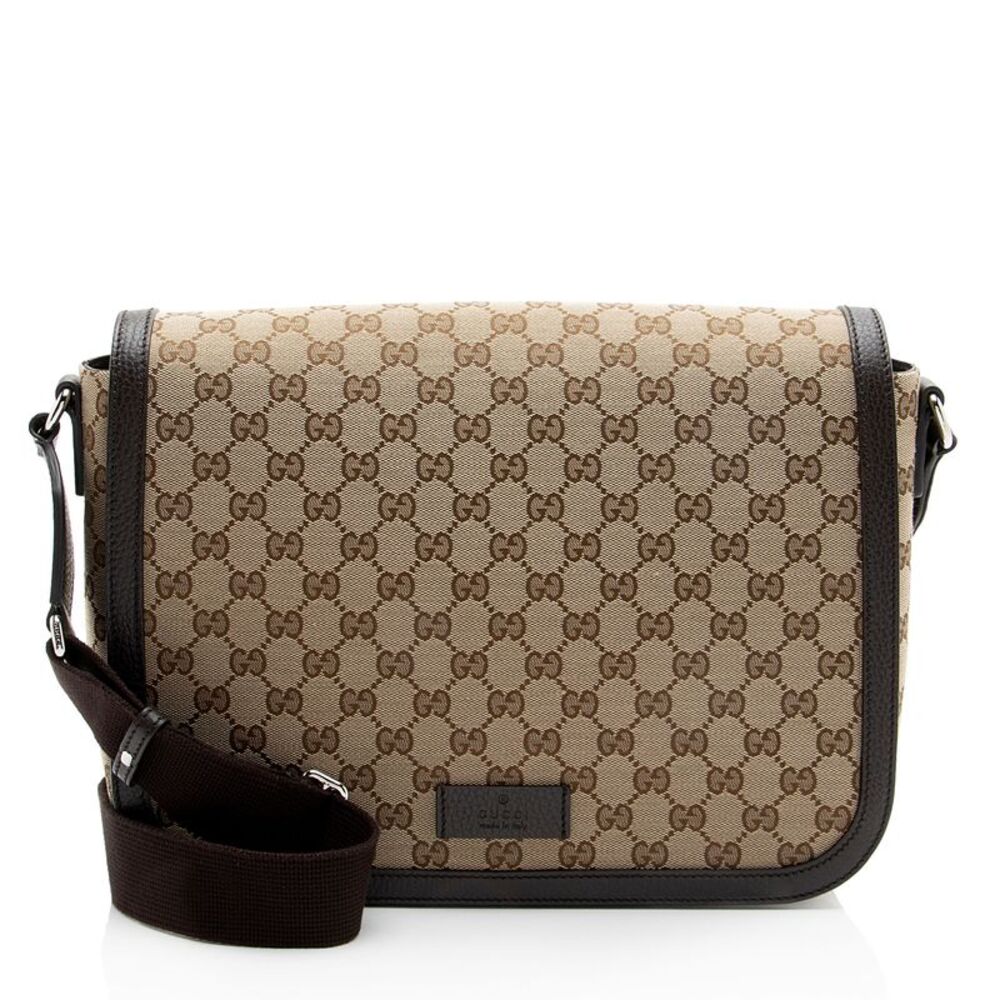 Gucci GG Canvas Flap Messenger